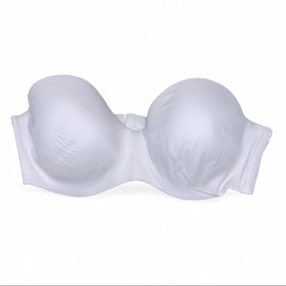 Ambrielle White Strapless Bra